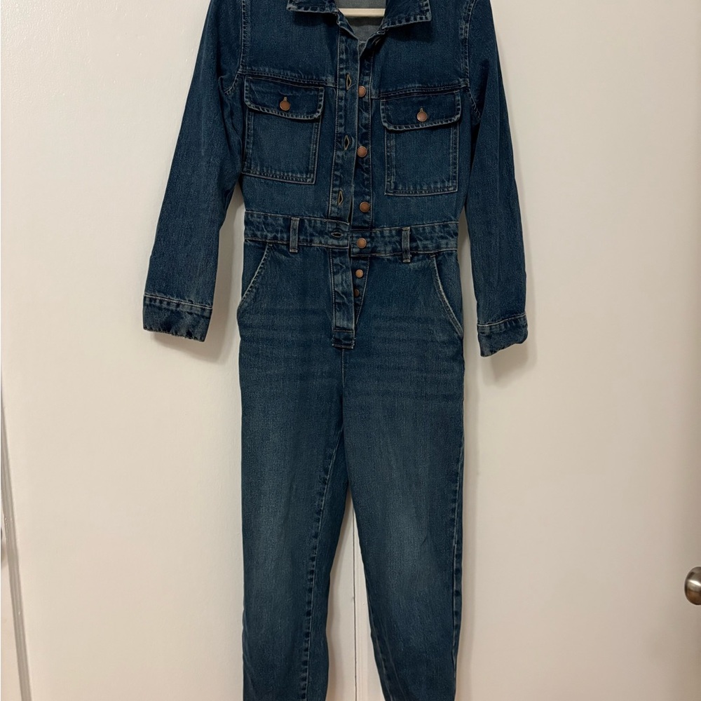 Zara Denim Jumpsuit